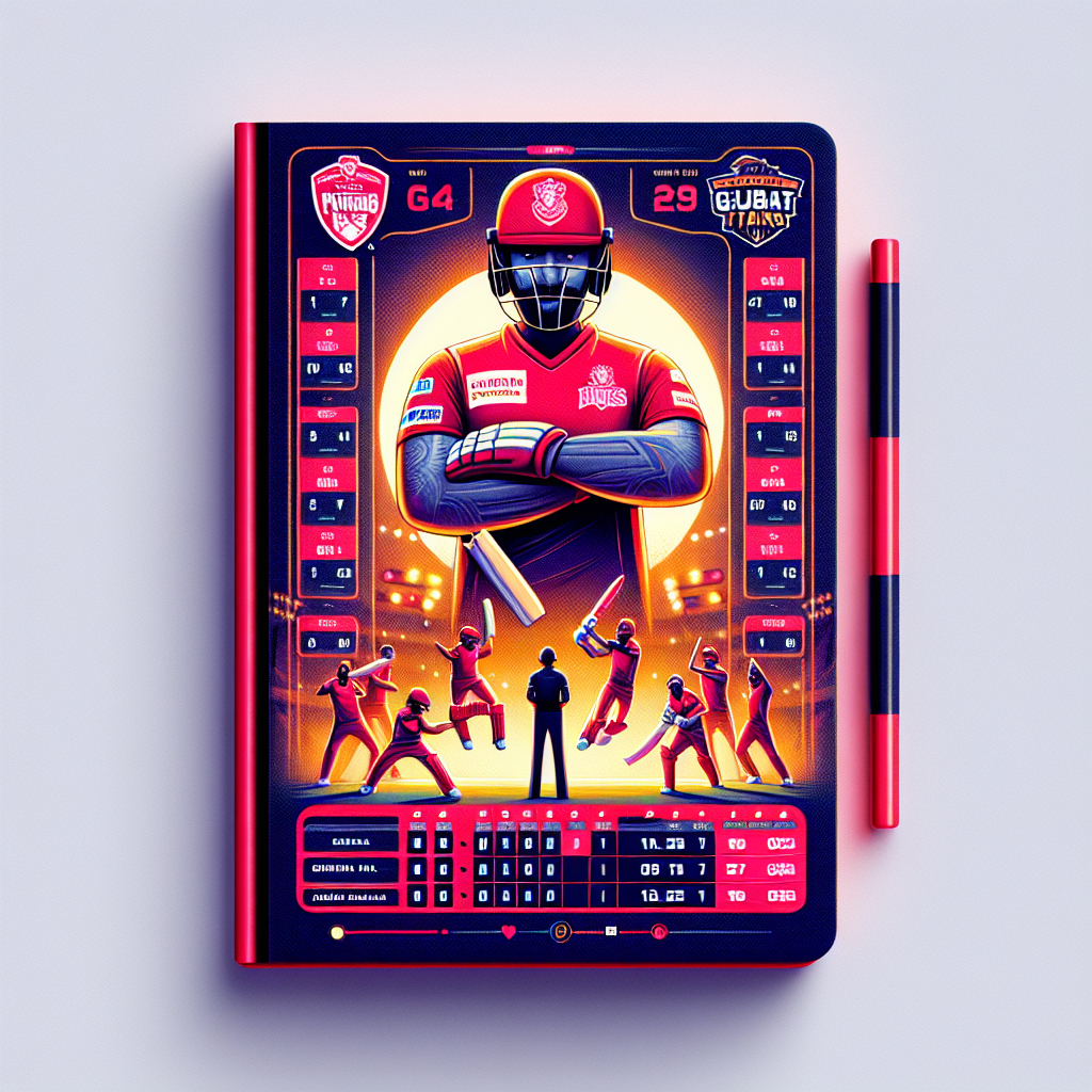 Pbks vs gt 2022 scorecard
